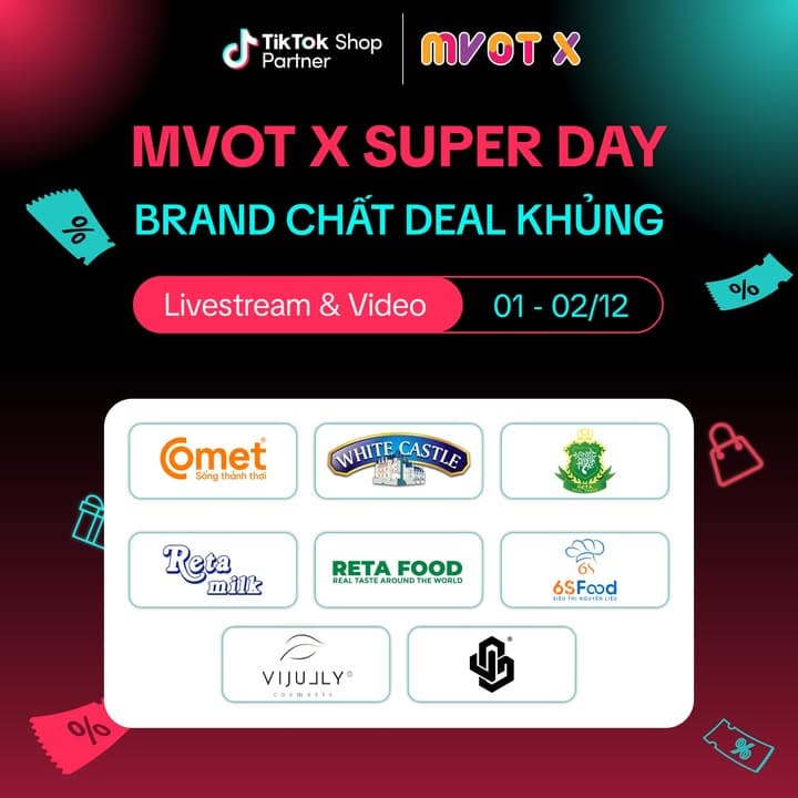 🔥 MVOT X Super Day - Brand Chất Deal  Khủng 🔥