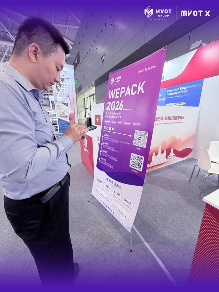 🌏 MVOT Group đã có mặt tại sự kiện WEPACK 2026 — Thâm Quyến, Trung Quốc!