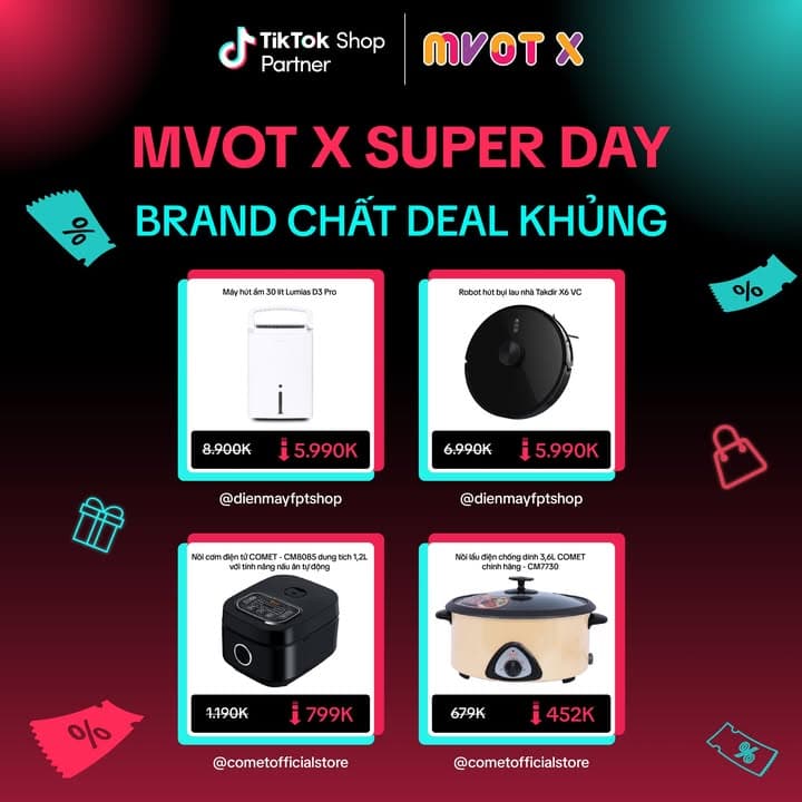 🔥 MVOT X Super Day - Brand Chất Deal  Khủng 🔥