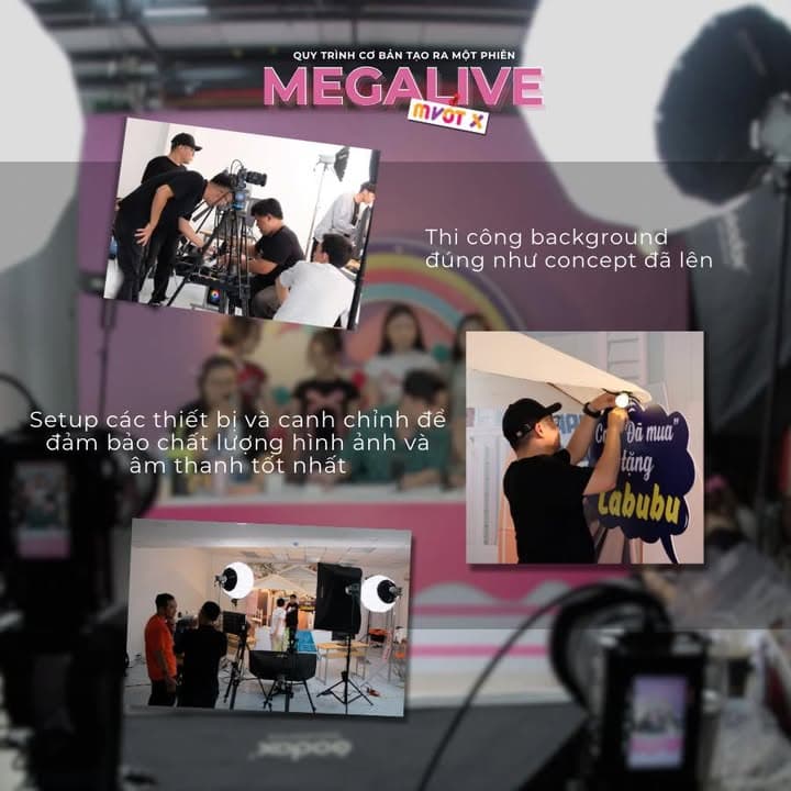 QUY TRÌNH CƠ BẢN TẠO RA MỘT PHIÊN MEGALIVE CỦA NHÀ MVOTX ✨