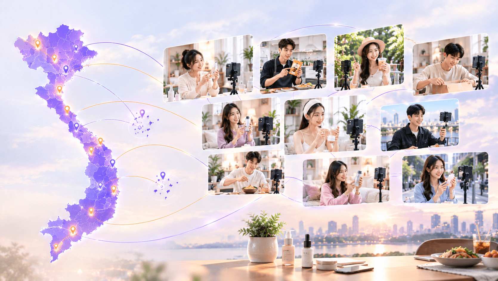 Mạng lưới creator KOL/KOC của MVOT