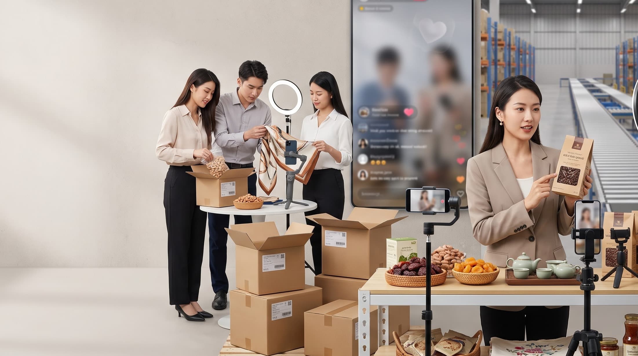 Hoạt động livestream và bán hàng sản phẩm Việt trên Douyin tại Trung Quốc