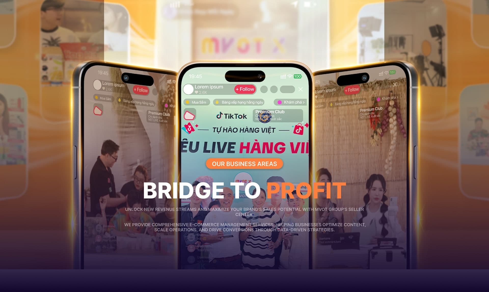 Vận hành gian hàng trọn gói