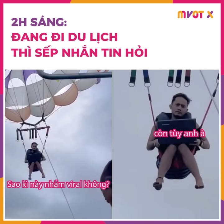 "Dạ... để em cố"