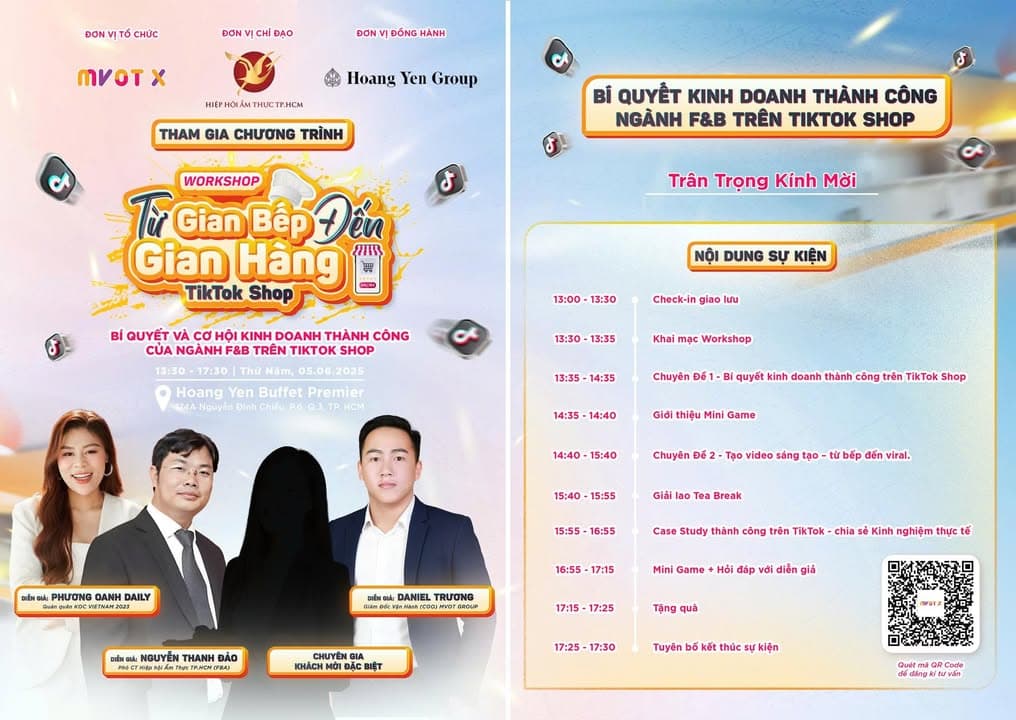 🎯 FBA ACTION #3 – WORKSHOP F&B THỰC CHIẾN: CHÍNH THỨC CÔNG BỐ AGENDA & DIỄN GIẢ!
