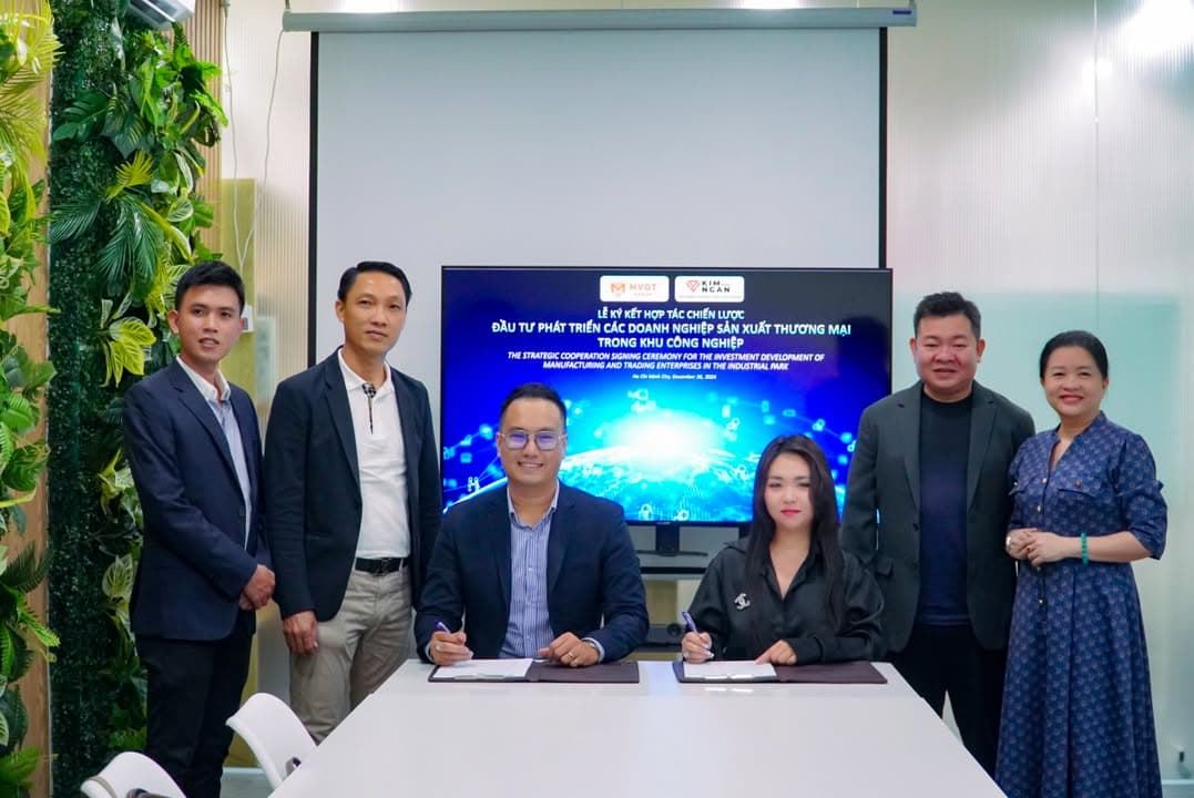 MVOT GROUP HỢP TÁC CHIẾN LƯỢC CÙNG KIM NGÂN GROUP ĐẦU TƯ PHÁT TRIỂN CÁC DOANH NGHIỆP SẢN XUẤT THƯƠNG MẠI TẠI CÁC KHU CÔNG NGHIỆP