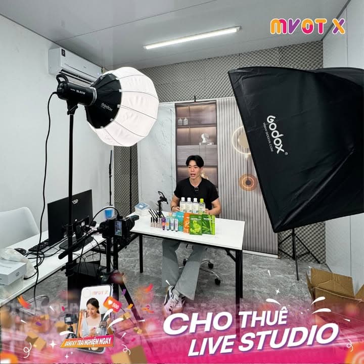 🎬 🔴 THUÊ LIVE STUDIO MVOT X – GIẢI PHÁP CHO MỌI NHU CẦU LIVESTREAM BÁN HÀNG