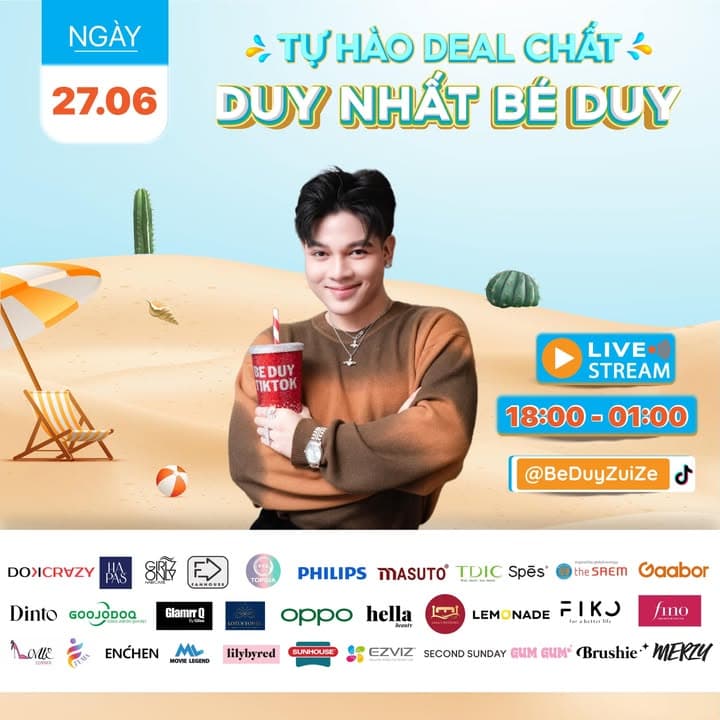 🔥 18H ngày 27.06 | SĂN DEAL SIÊU CHẤT VỚI PHIÊN LIVE “TỰ HÀO DEAL CHẤT - DUY NHẤT BÉ DUY” 🔥