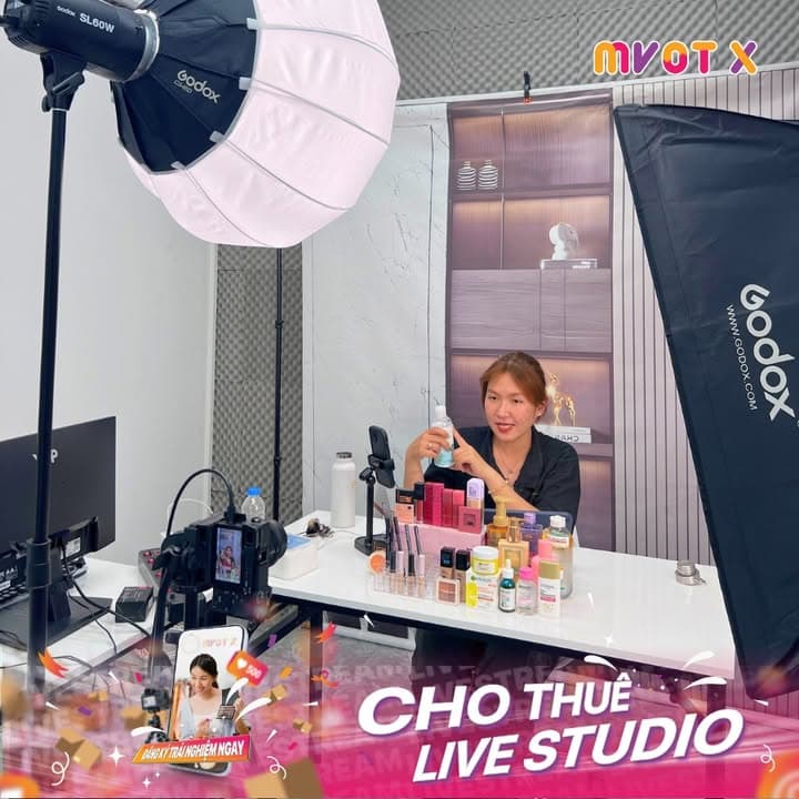 🎬 🔴 THUÊ LIVE STUDIO MVOT X – GIẢI PHÁP CHO MỌI NHU CẦU LIVESTREAM BÁN HÀNG