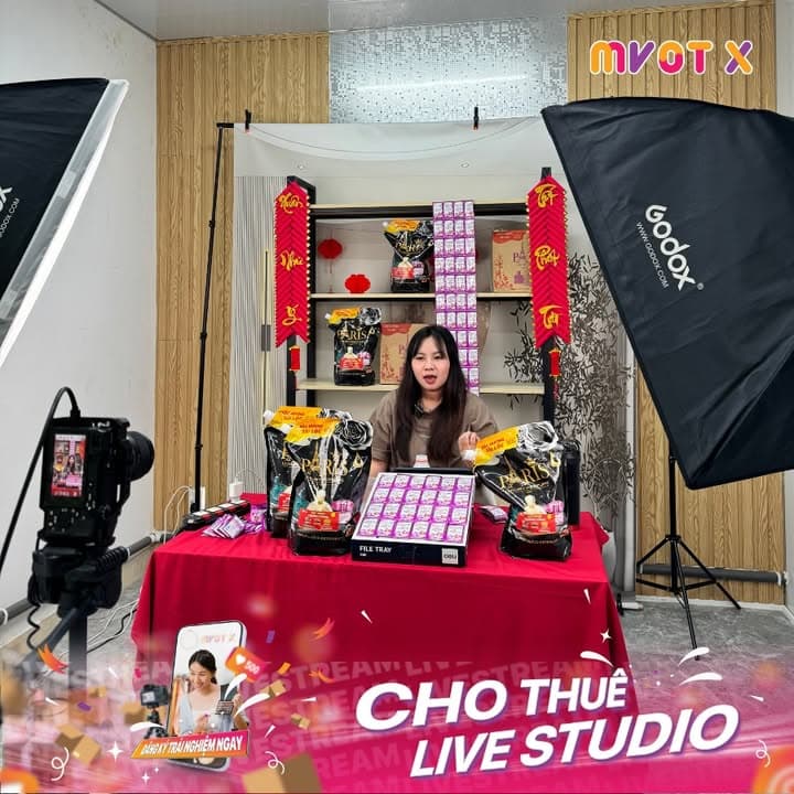 🎬 🔴 THUÊ LIVE STUDIO MVOT X – GIẢI PHÁP CHO MỌI NHU CẦU LIVESTREAM BÁN HÀNG