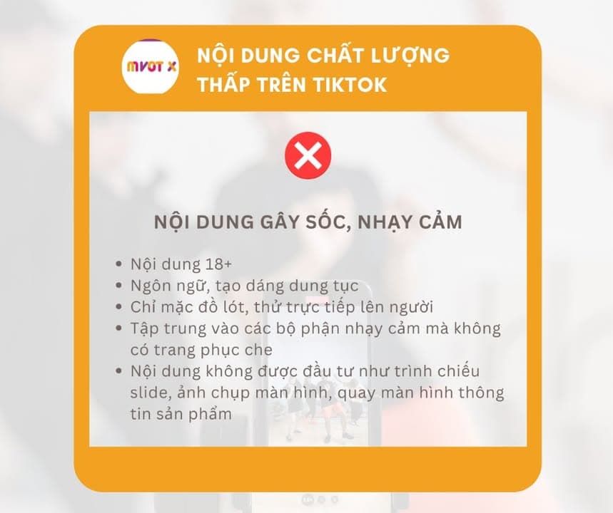TỔNG HỢP CÁC NỘI DUNG CHẤT LƯỢNG THẤP TRÊN LIVESTREAM BÁN HÀNG TIKTOK ANH EM CẦN BIẾT