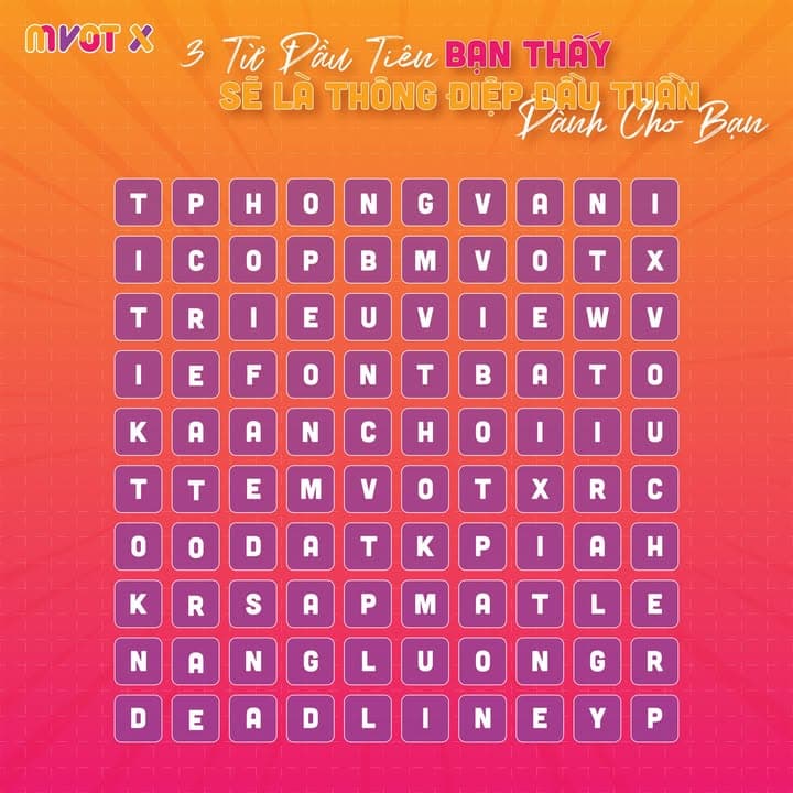 Game cũng vui đầu tuần: Đoán xem thông điệp của bạn trong tuần này là gì qua 3 từ đầu tiên bạn thấy nháaa😆