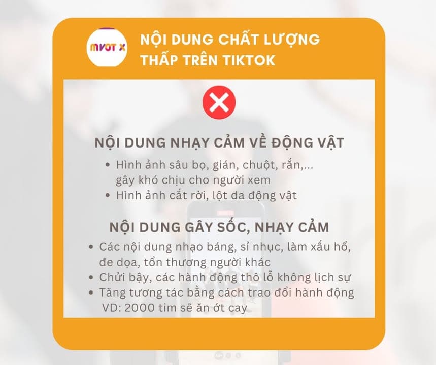 TỔNG HỢP CÁC NỘI DUNG CHẤT LƯỢNG THẤP TRÊN LIVESTREAM BÁN HÀNG TIKTOK ANH EM CẦN BIẾT