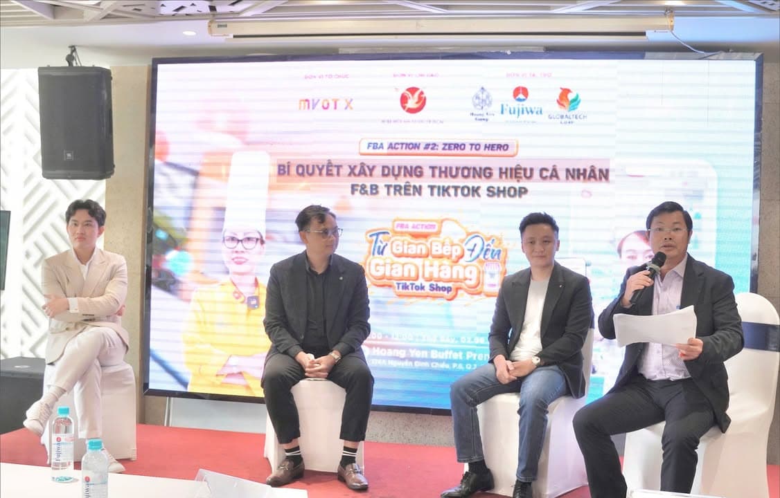 🎉 MVOT X tổ chức thành công Workshop FBA Action #2: “Xây dựng Thương hiệu cá nhân F&B trên TikTok Shop” vào sáng 02.08 tại Hoàng Yến Premier (TP.HCM), dưới sự chỉ đạo của Hiệp hội Ẩm thực TP.HCM (...