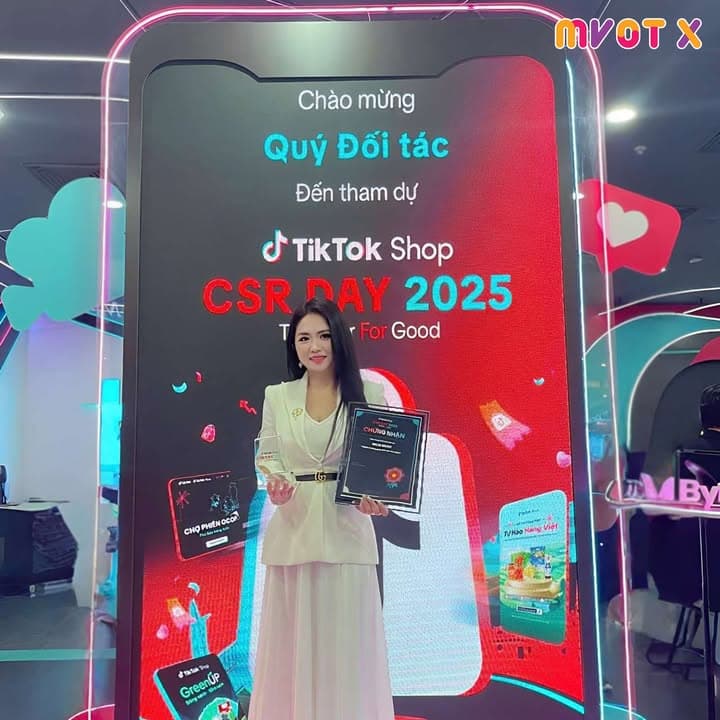 🏆 MVOT TỰ HÀO NHẬN GIẢI THƯỞNG “MCN CÓ ĐÓNG GÓP TÍCH CỰC NĂM 2024” TỪ TIKTOK SHOP