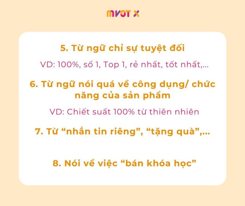 TỔNG HỢP CÁC TỪ BỊ CẤM TRÊN LIVESTREAM BÁN HÀNG TIKTOK ANH EM CẦN BIẾT