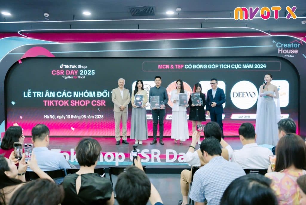 MVOT IS HONORED TO RECEIVE THE “MCN WITH SIGNIFICANT CONTRIBUTIONS IN 2024” AWARD FROM TIKTOK SHOP