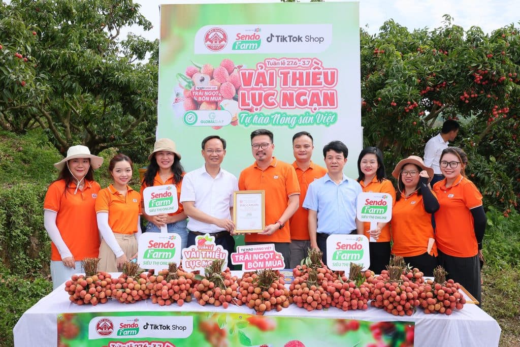 MVOT X Successfully Operates a Livestream Campaign Selling Over 55 Tons of Luc Ngan Lychees – Bac Giang