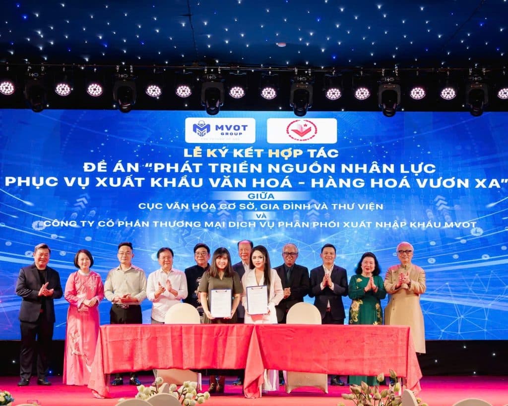 MVOT Group Proudly Announces the Strategic Cooperation Signing Ceremony for the Project “Developing Human Resources to Support the Global Export of Culture and Products